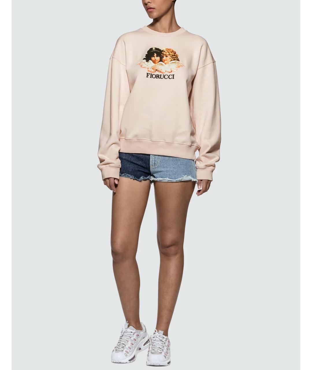 FIORUCCI Розовый хлопковый джемпер / свитер, фото 3