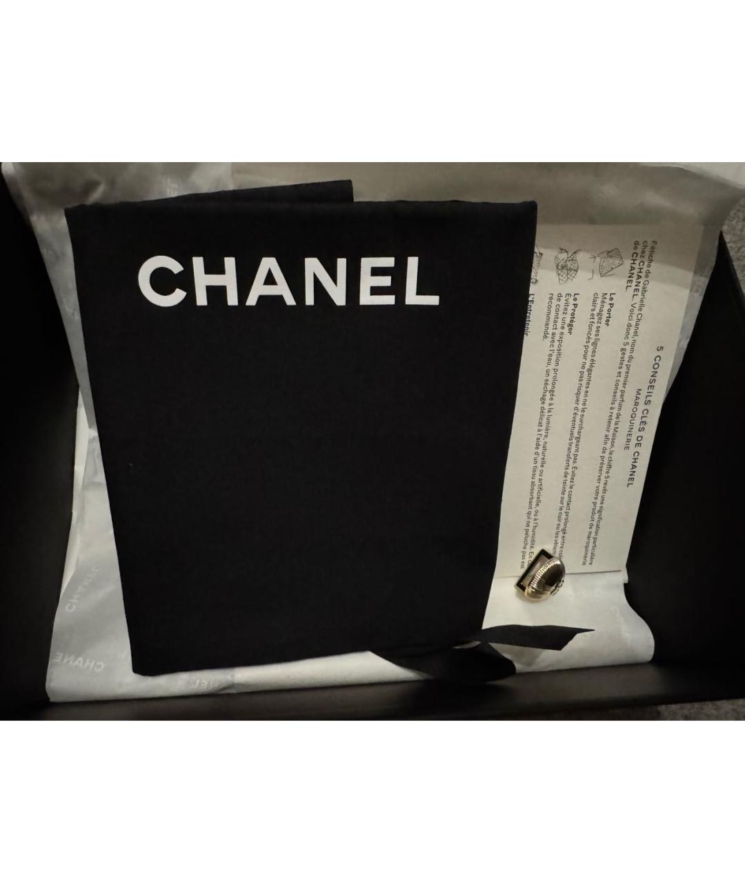 CHANEL Черная кожаная сумка через плечо, фото 4