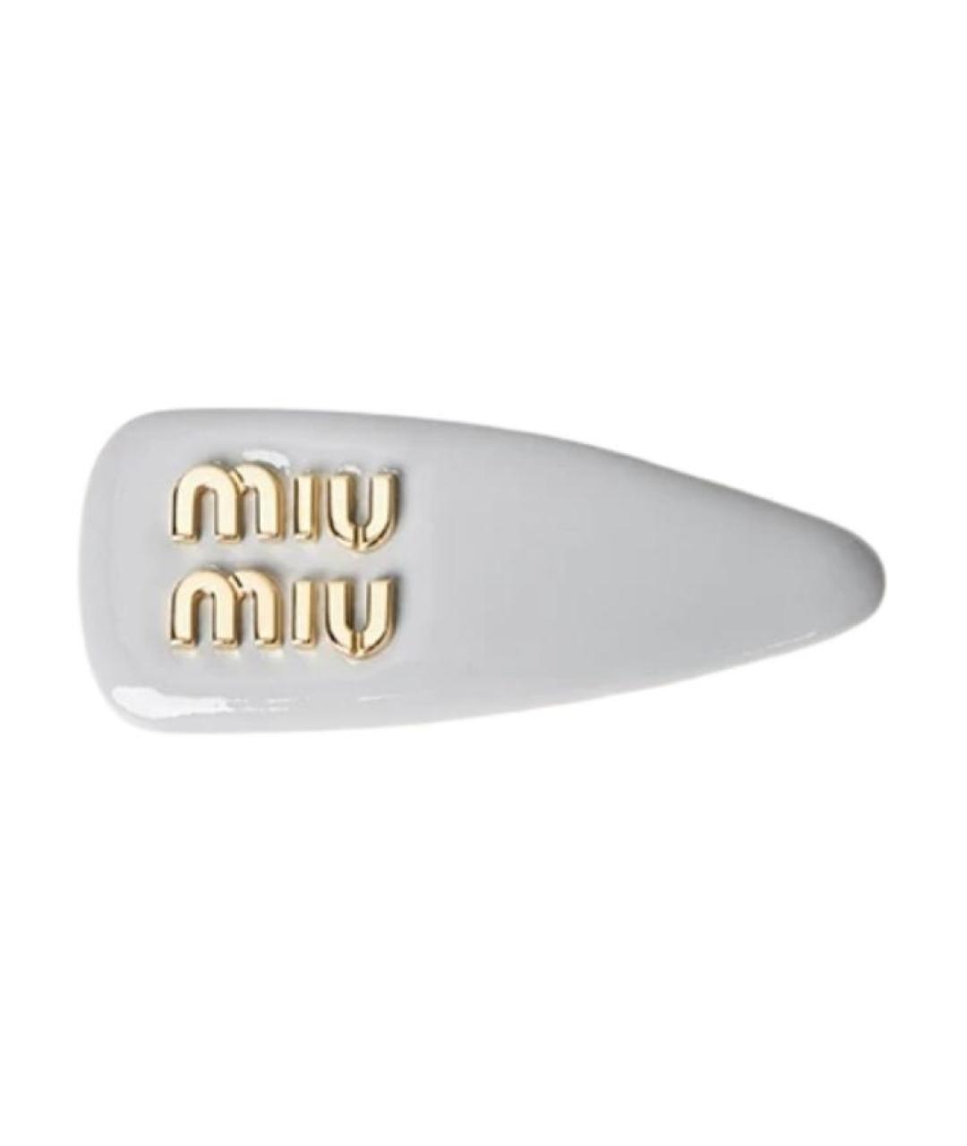 MIU MIU Серая заколка, фото 1