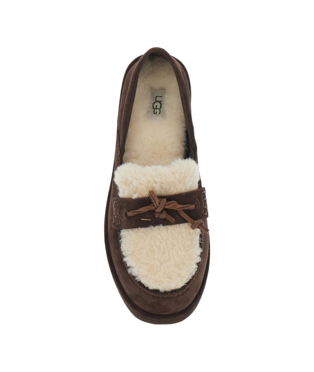 UGG Коричневые замшевые лоферы, фото 2