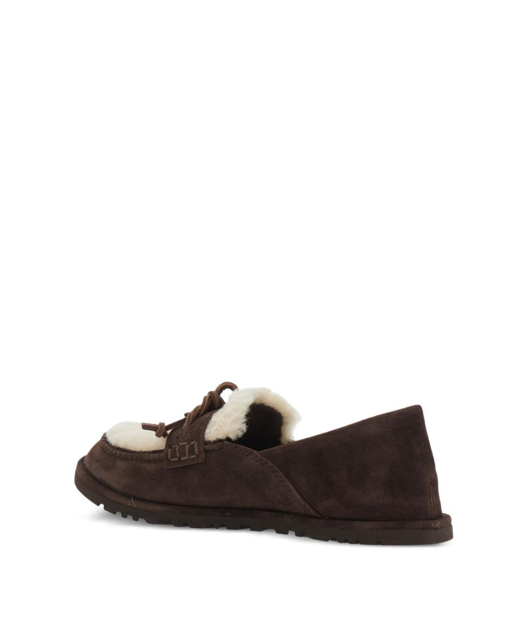 UGG Коричневые замшевые лоферы, фото 3