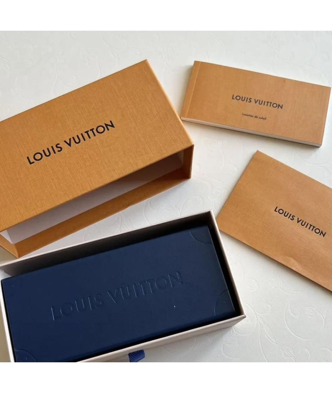 LOUIS VUITTON Черные пластиковые солнцезащитные очки, фото 3