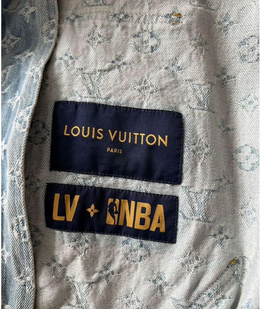 LOUIS VUITTON Голубая деним куртка, фото 3