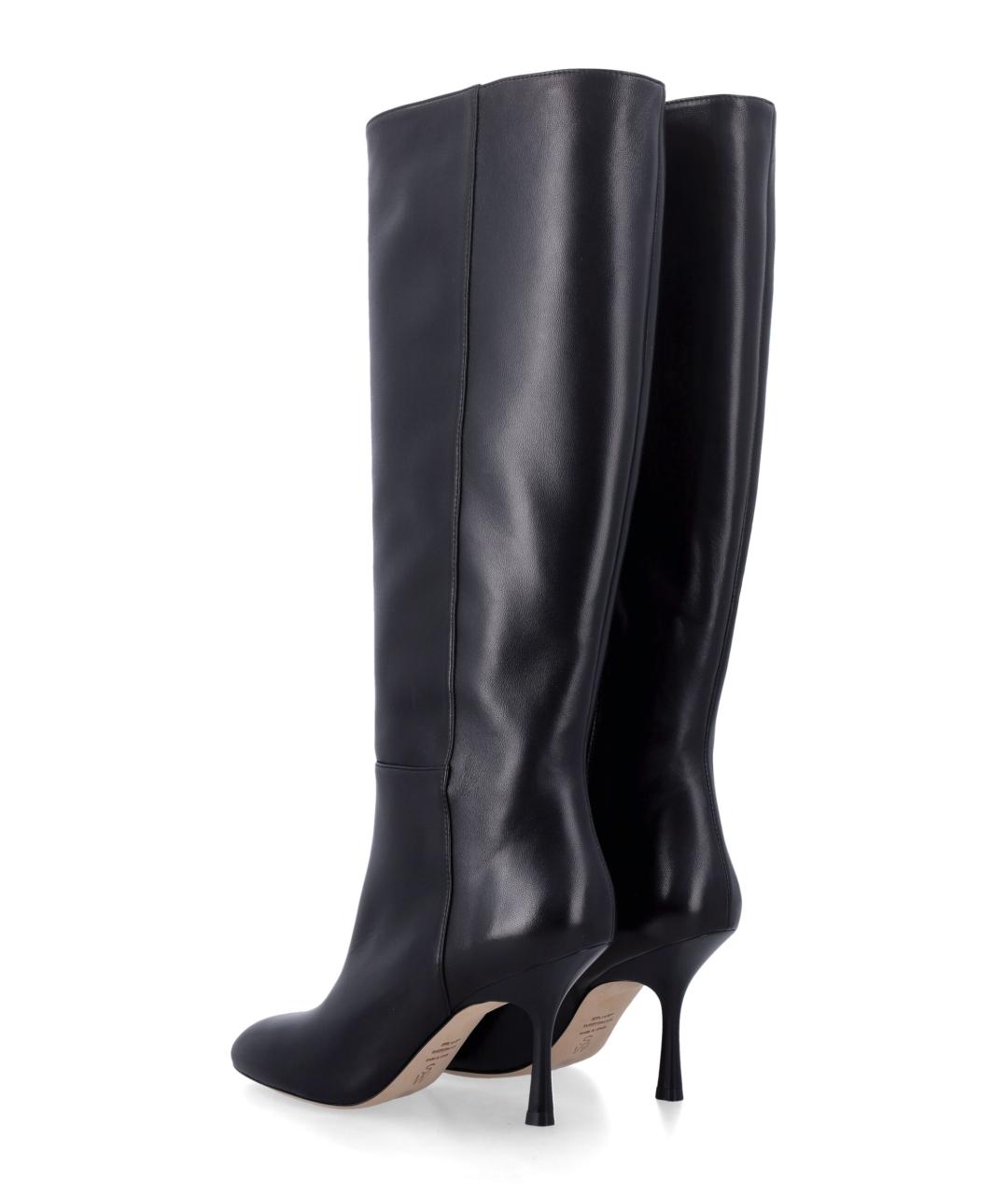 STUART WEITZMAN Черные кожаные сапоги, фото 3
