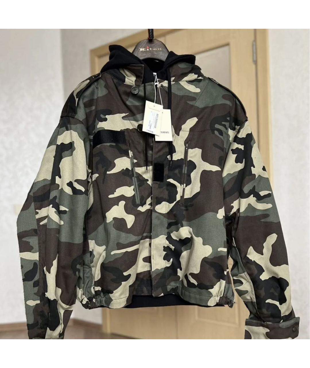 VETEMENTS Хаки куртка, фото 5