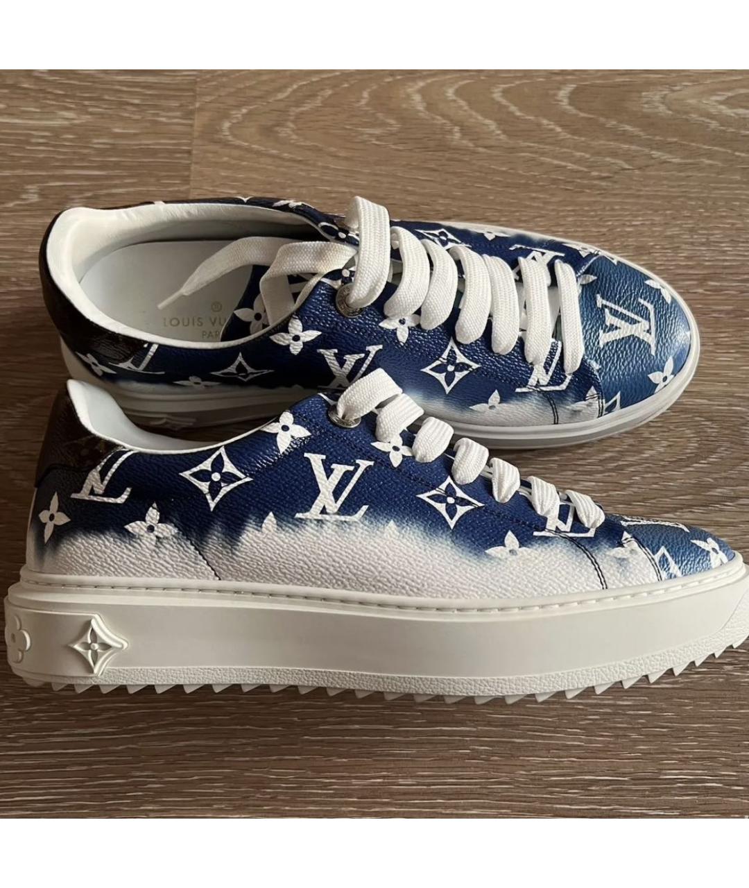 LOUIS VUITTON Мульти кожаные кеды, фото 5