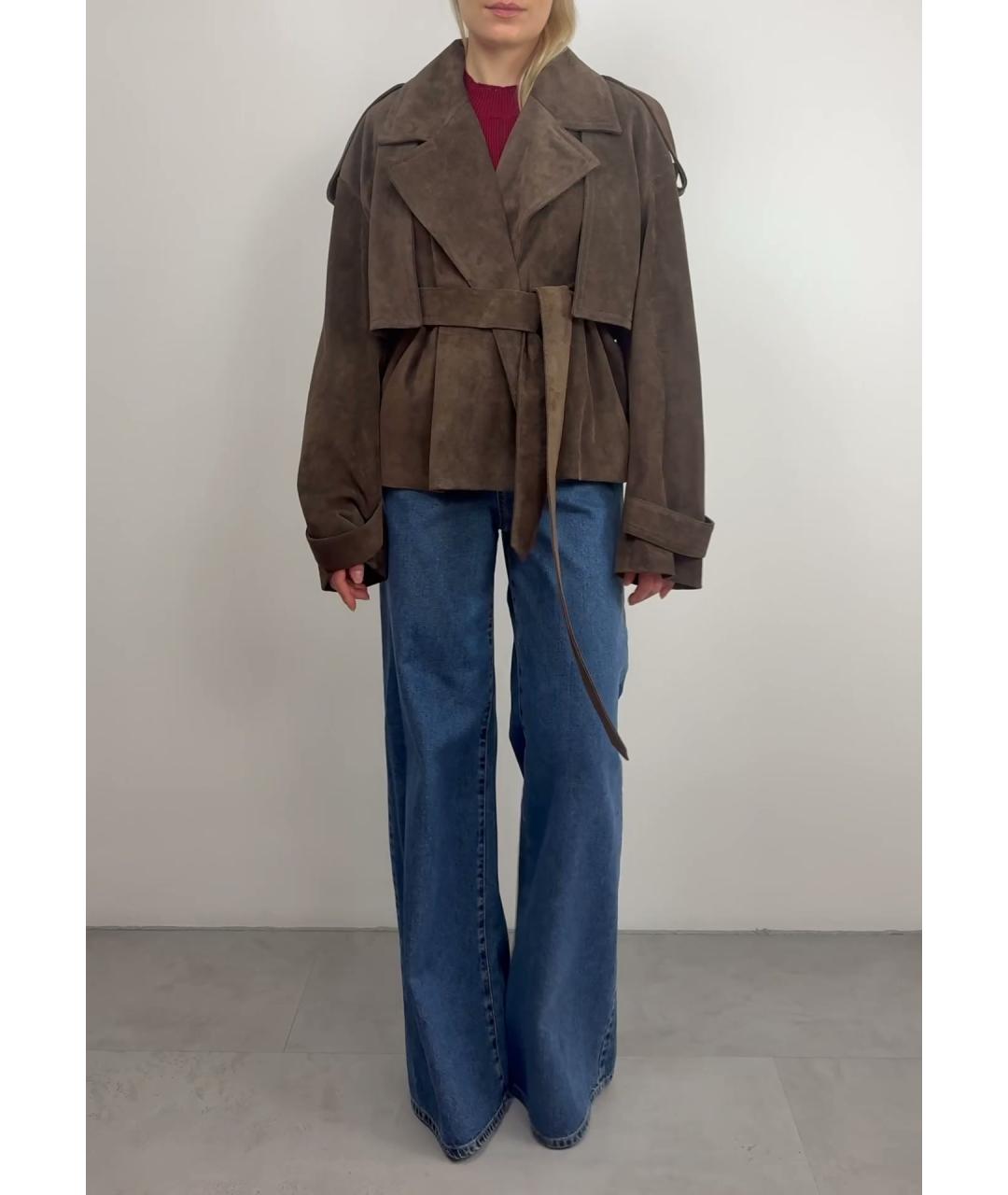 ARMARIUM Коричневая замшевая куртка, фото 7