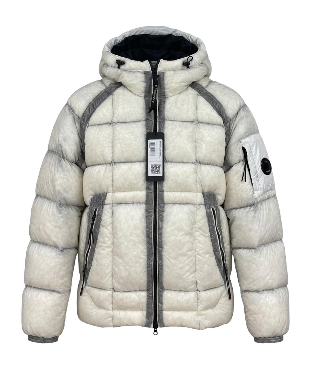 CP COMPANY Белый нейлоновый пуховик, фото 1