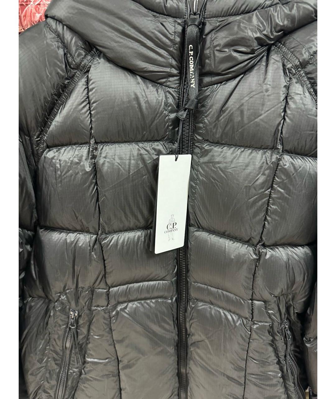 CP COMPANY Черный нейлоновый пуховик, фото 4