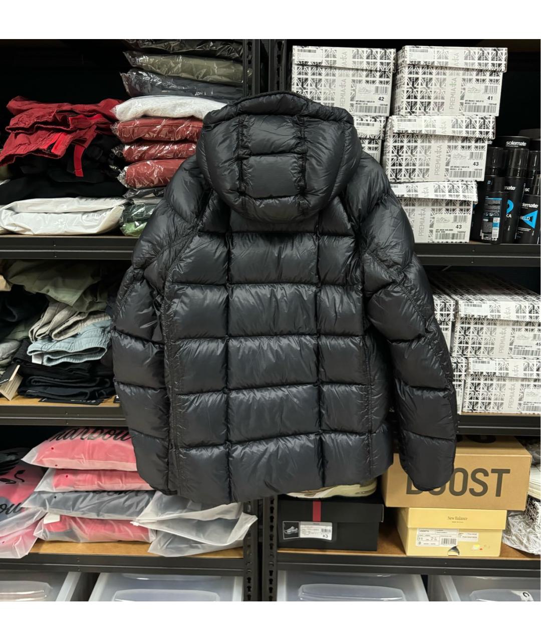 CP COMPANY Темно-синий нейлоновый пуховик, фото 2