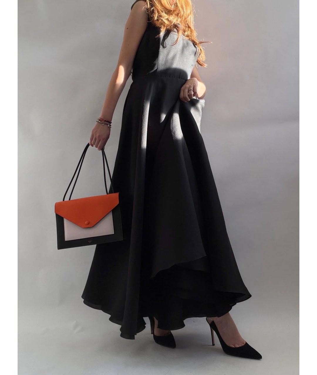 ROCHAS Черное повседневное платье, фото 4