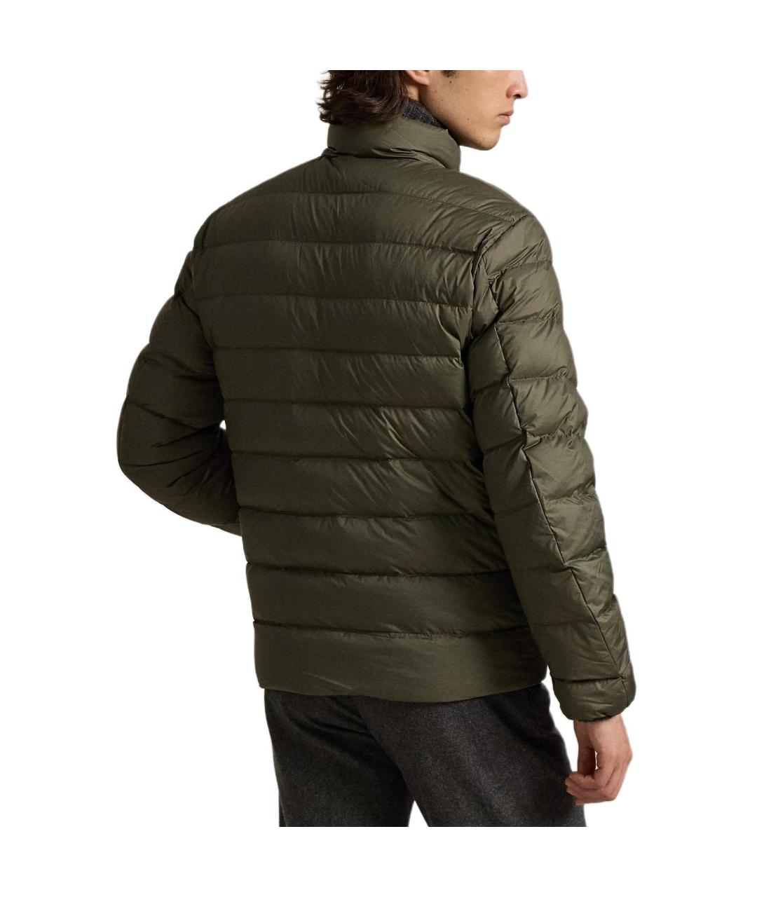 POLO RALPH LAUREN Зеленый пуховик, фото 4