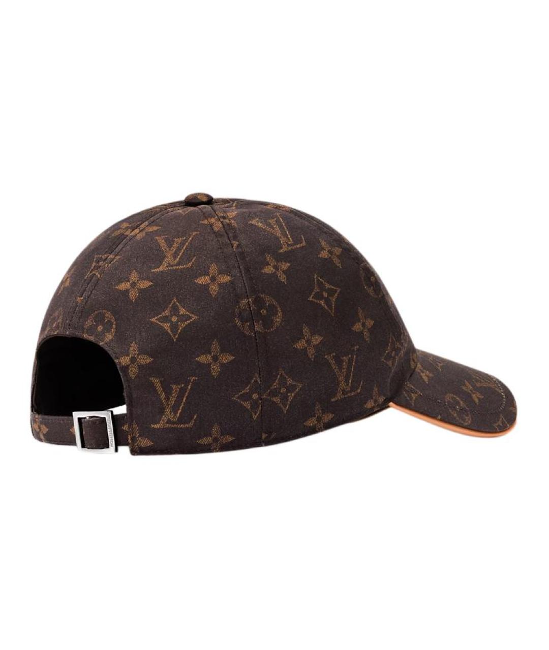 LOUIS VUITTON Коричневая кепка/бейсболка, фото 3