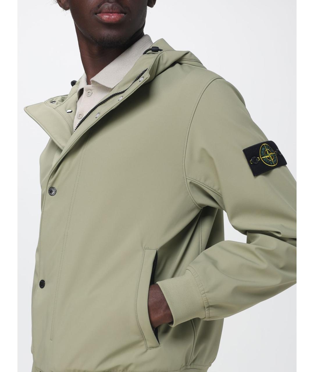 STONE ISLAND Зеленая куртка, фото 5