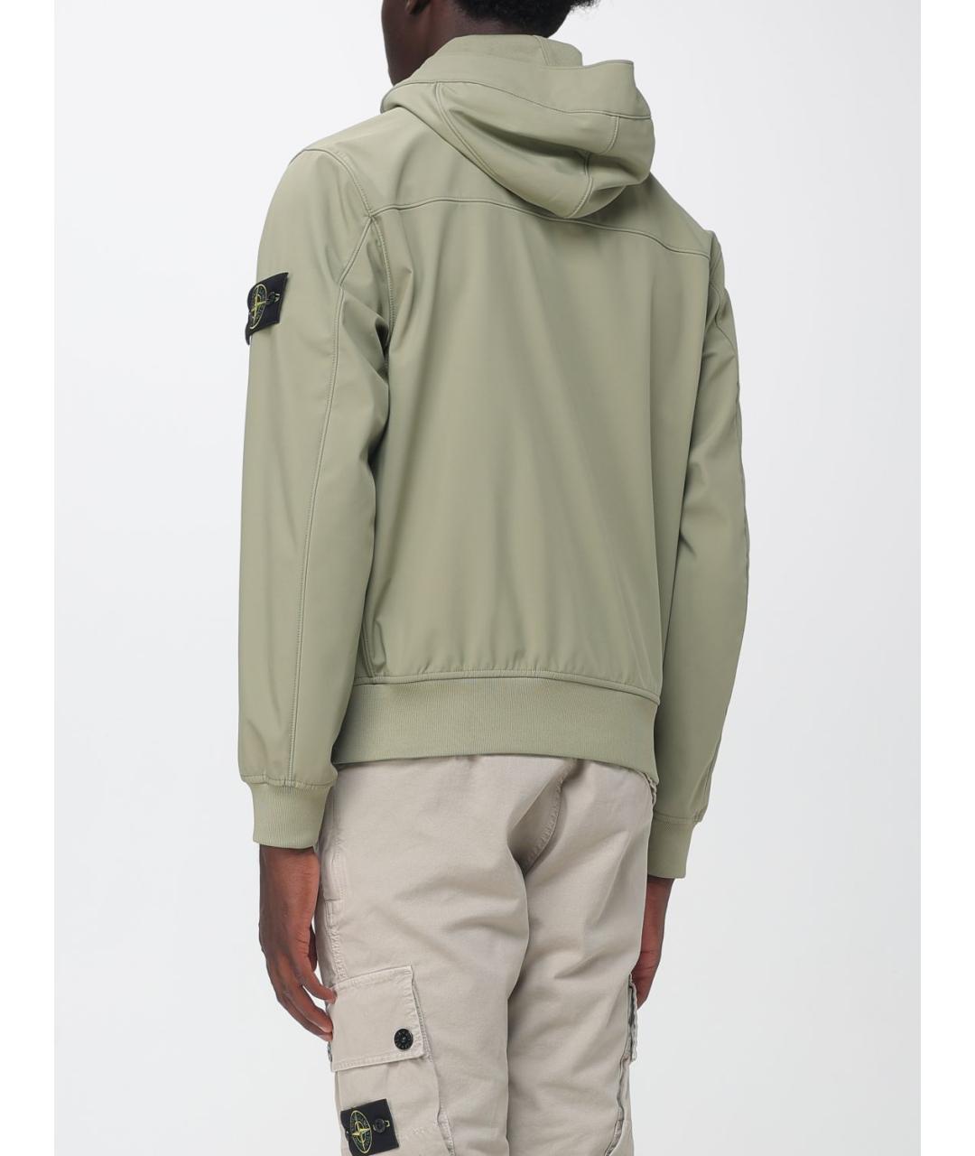 STONE ISLAND Зеленая куртка, фото 3