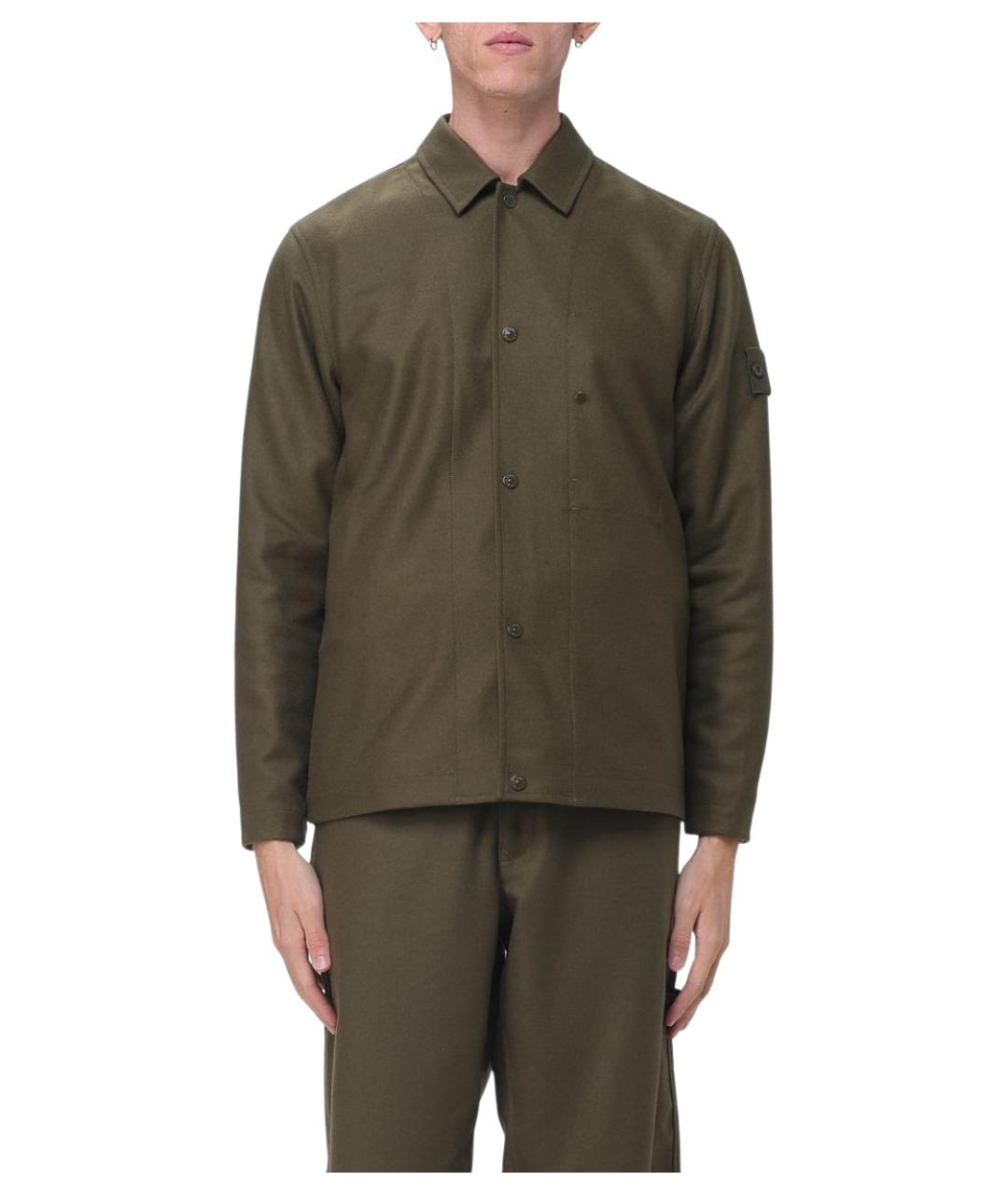 STONE ISLAND Хаки куртка, фото 1