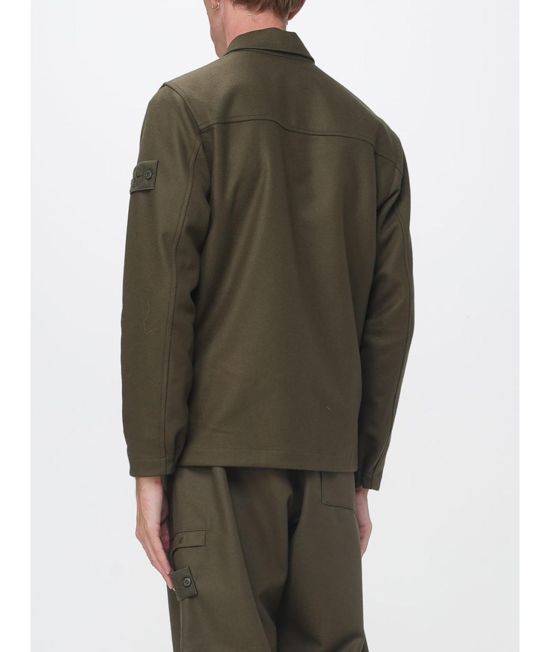 STONE ISLAND Хаки куртка, фото 3