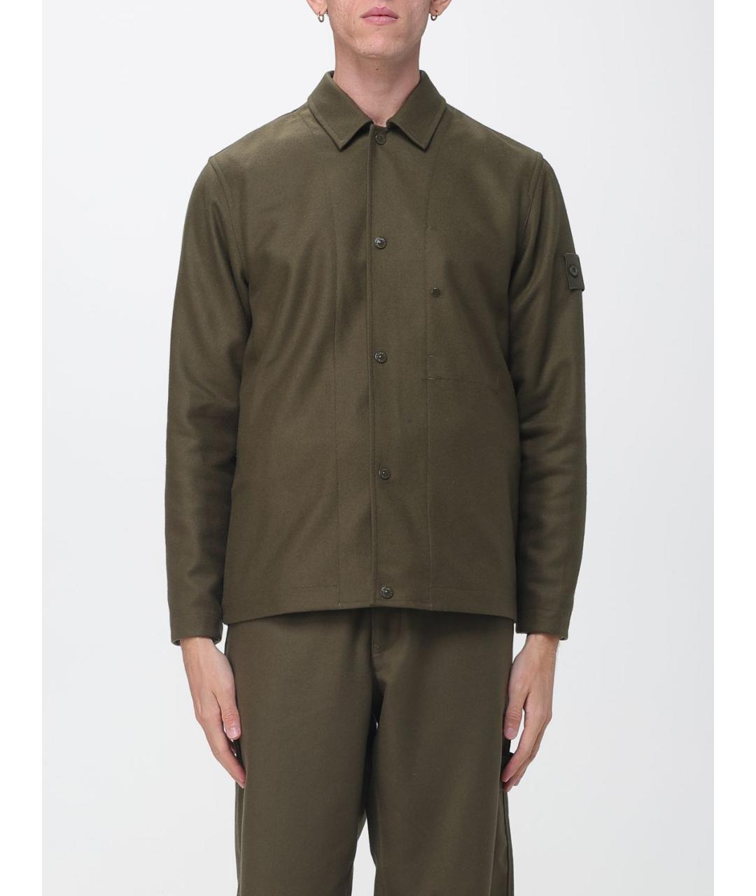 STONE ISLAND Хаки куртка, фото 5