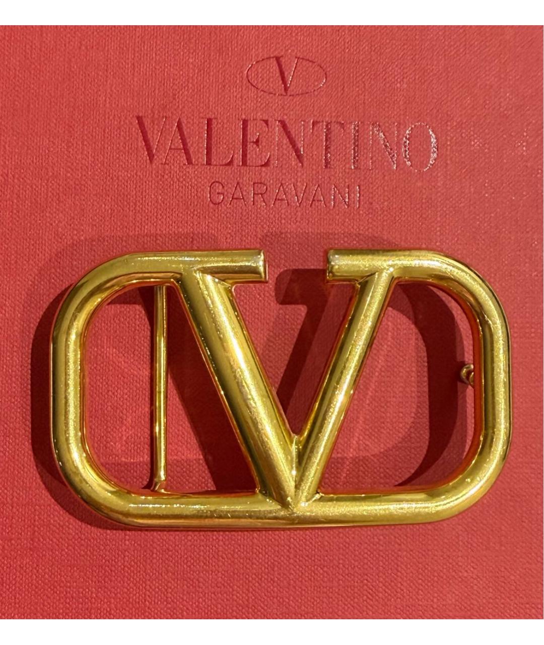 VALENTINO Черный кожаный ремень, фото 4