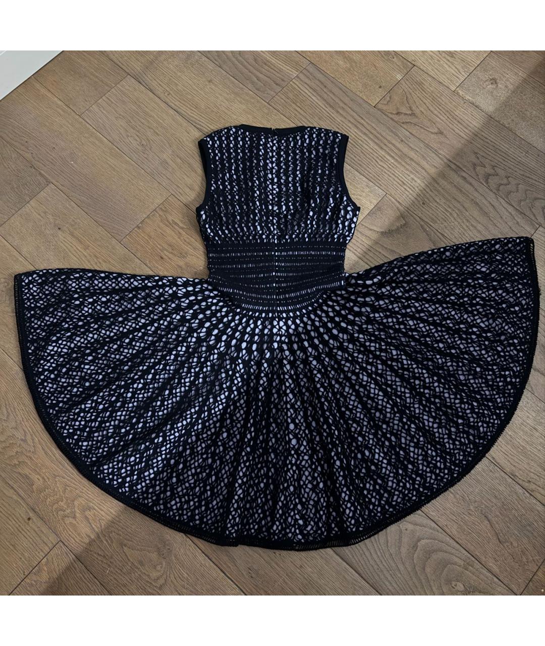 ALAIA Черное шерстяное коктейльное платье, фото 3