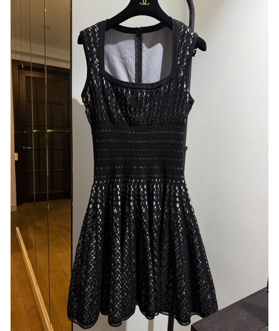 ALAIA Черное шерстяное коктейльное платье, фото 9