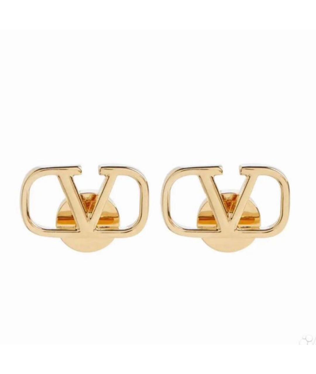 VALENTINO Золотые латунные серьги, фото 7