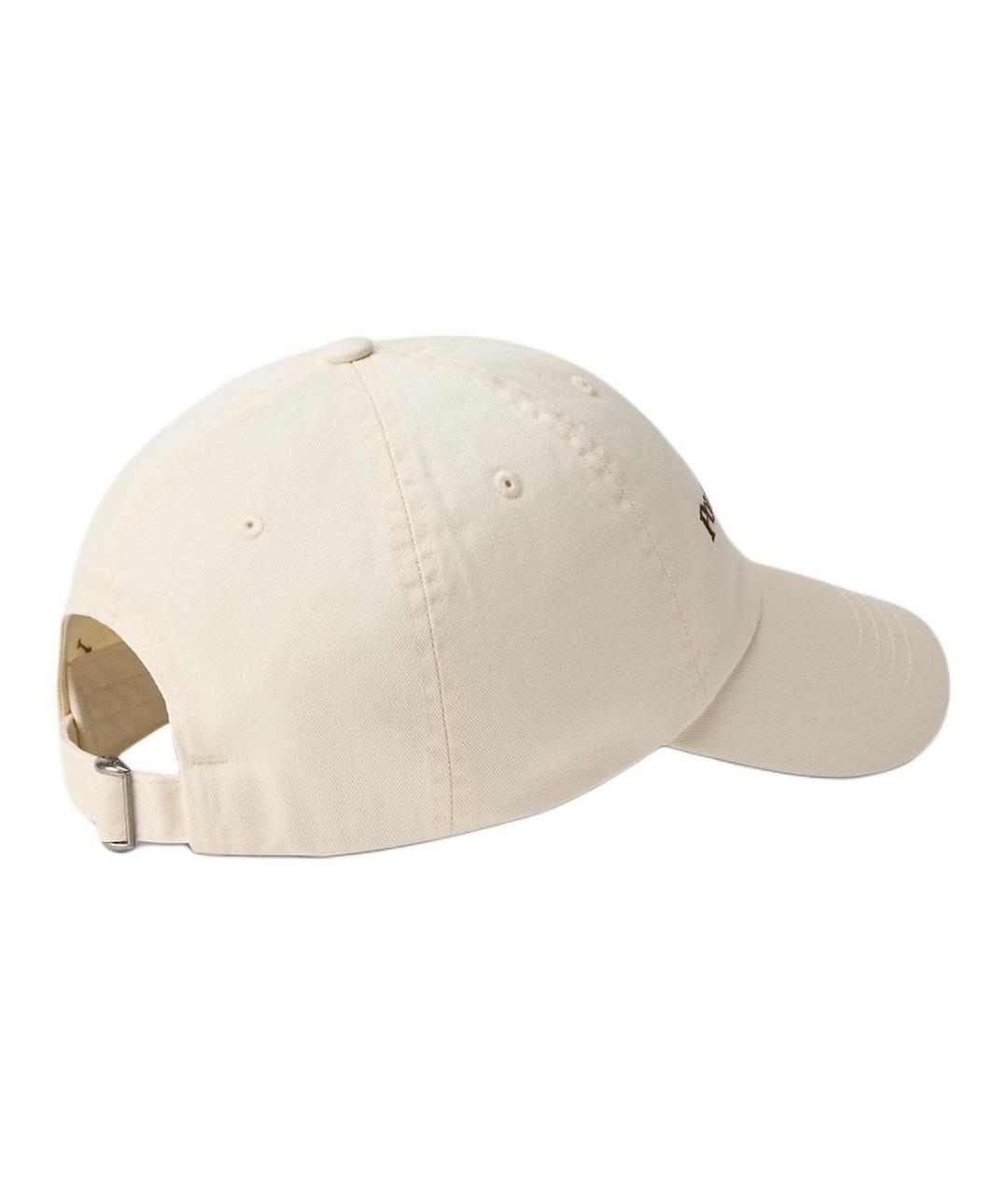 POLO RALPH LAUREN Бежевая кепка/бейсболка, фото 2