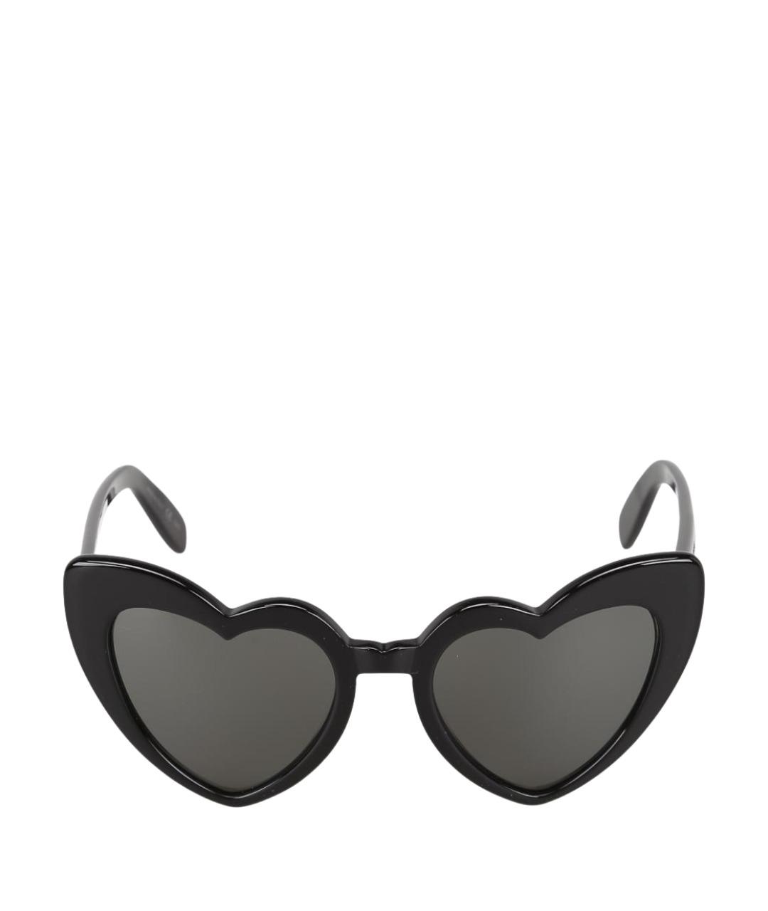 SAINT LAURENT Черные пластиковые солнцезащитные очки, фото 1
