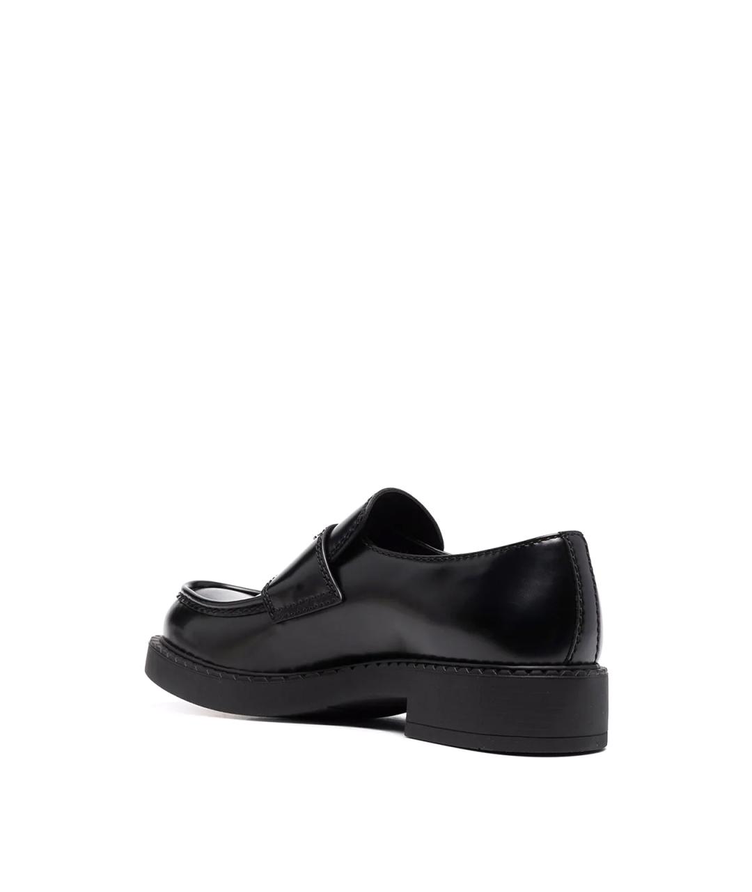 PRADA Черные кожаные лоферы, фото 3