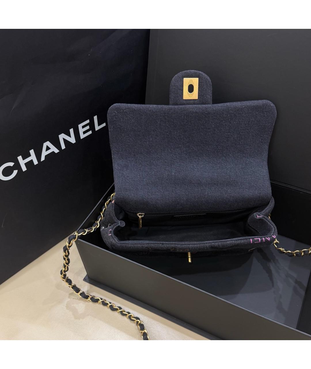 CHANEL Мульти деним сумка через плечо, фото 6
