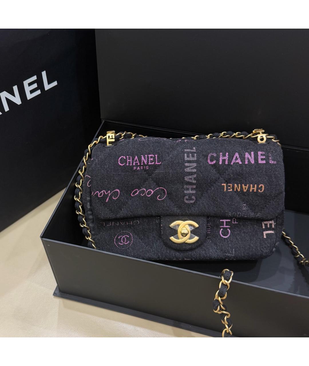 CHANEL Мульти деним сумка через плечо, фото 7