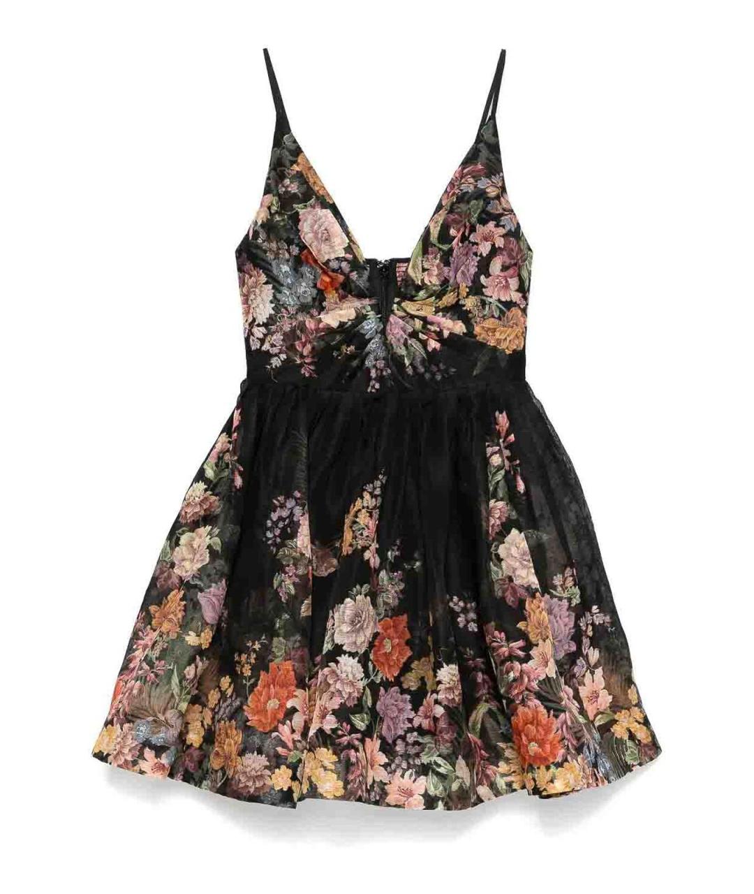 ZIMMERMANN Черное льняное коктейльное платье, фото 5