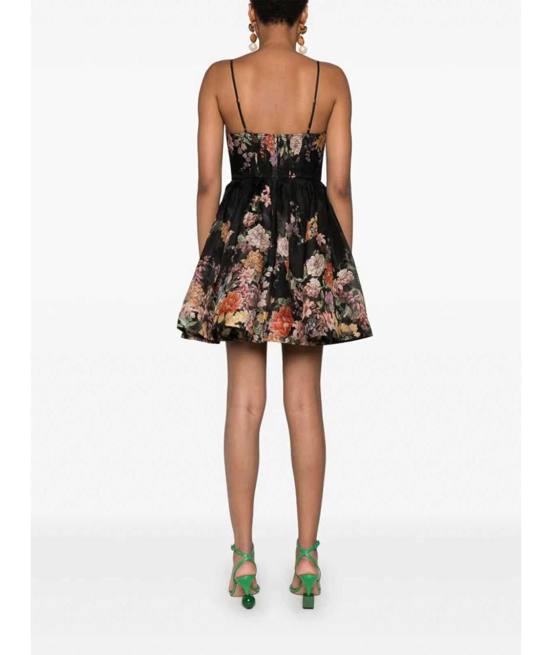 ZIMMERMANN Черное льняное коктейльное платье, фото 4