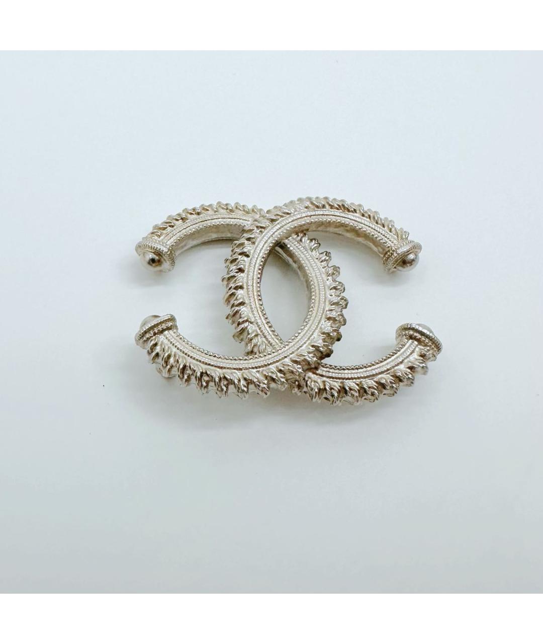 CHANEL Золотая металлическая булавка / брошь, фото 6