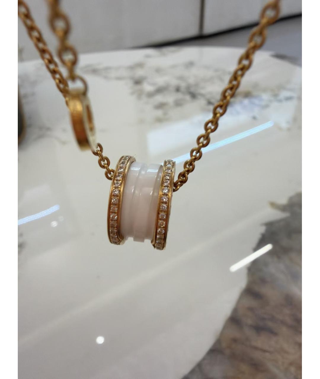 BVLGARI Белая подвеска, фото 3