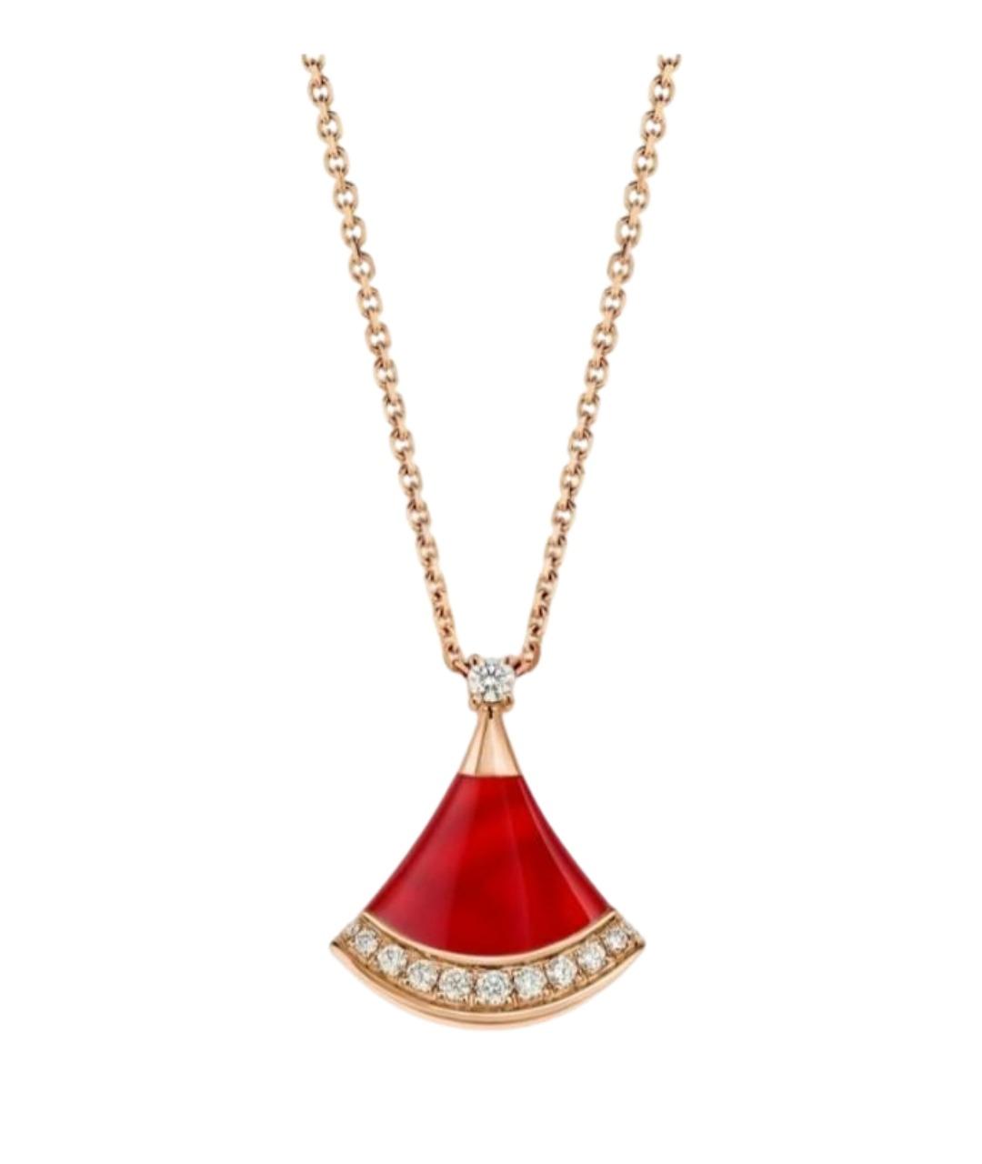 BVLGARI Красное колье, фото 1