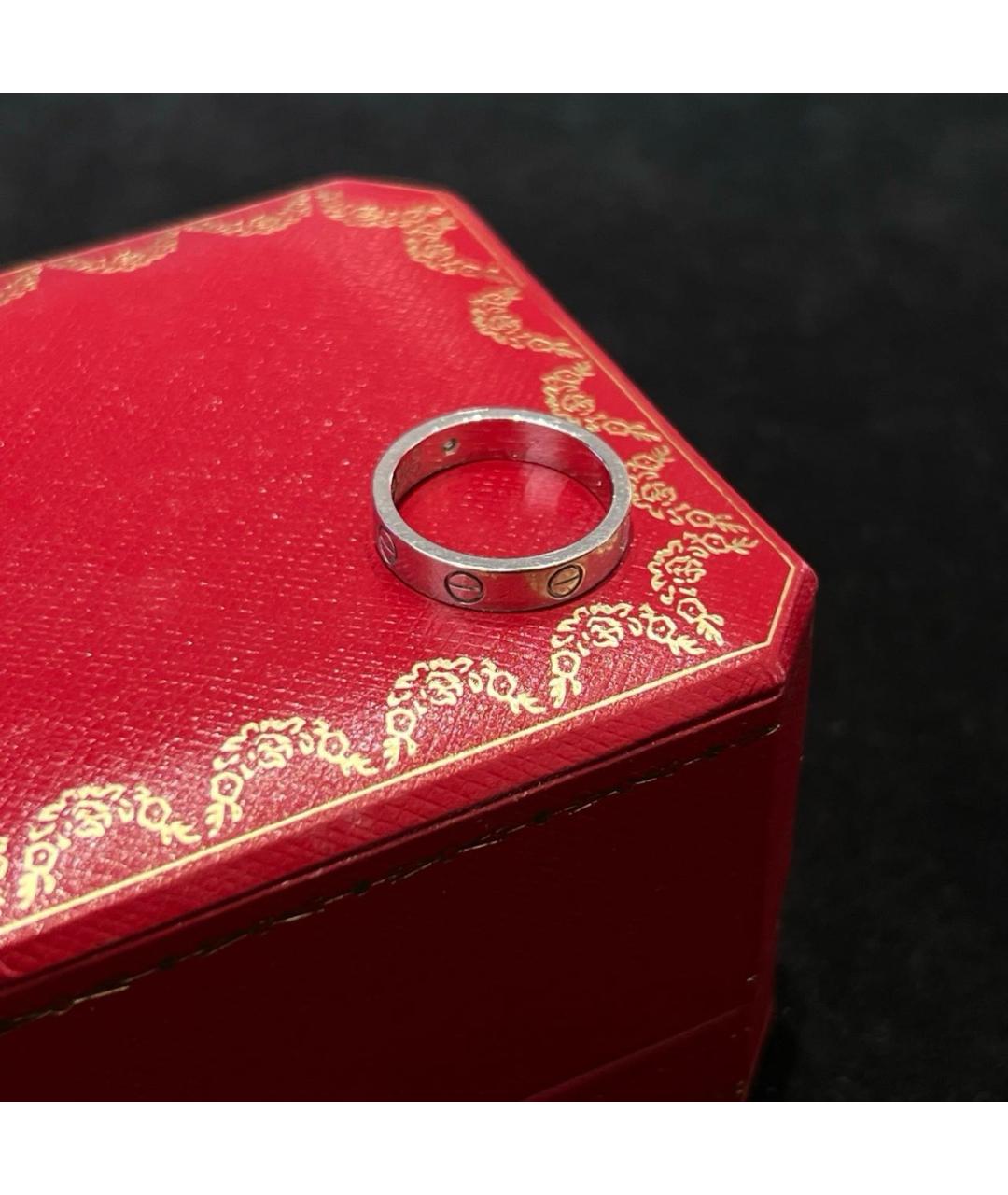 CARTIER Серебряное кольцо из белого золота, фото 5