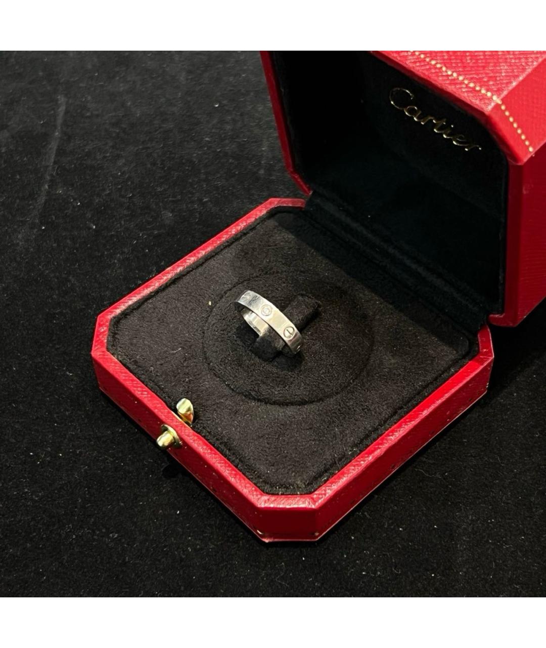 CARTIER Серебряное кольцо из белого золота, фото 2