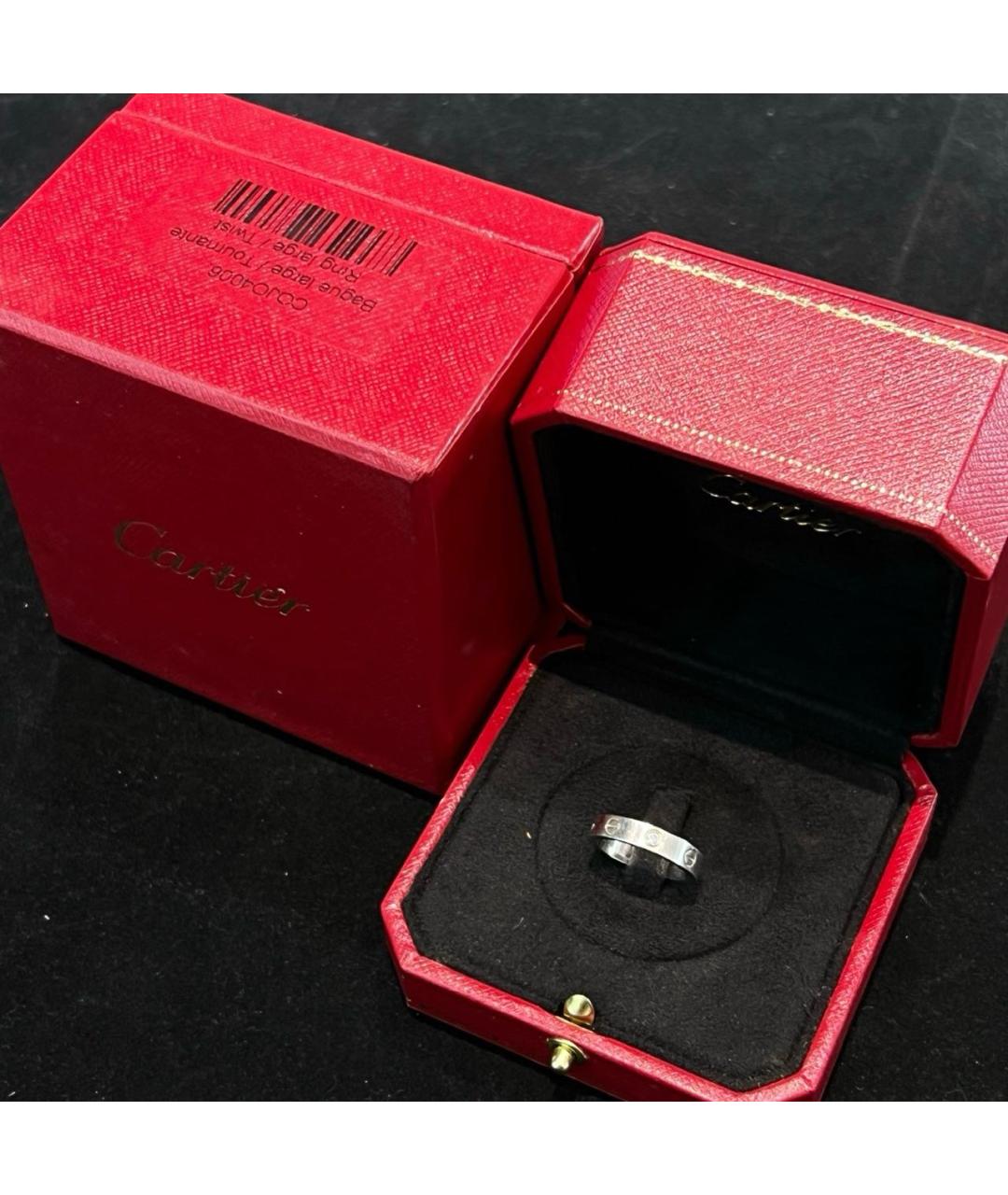 CARTIER Серебряное кольцо из белого золота, фото 7