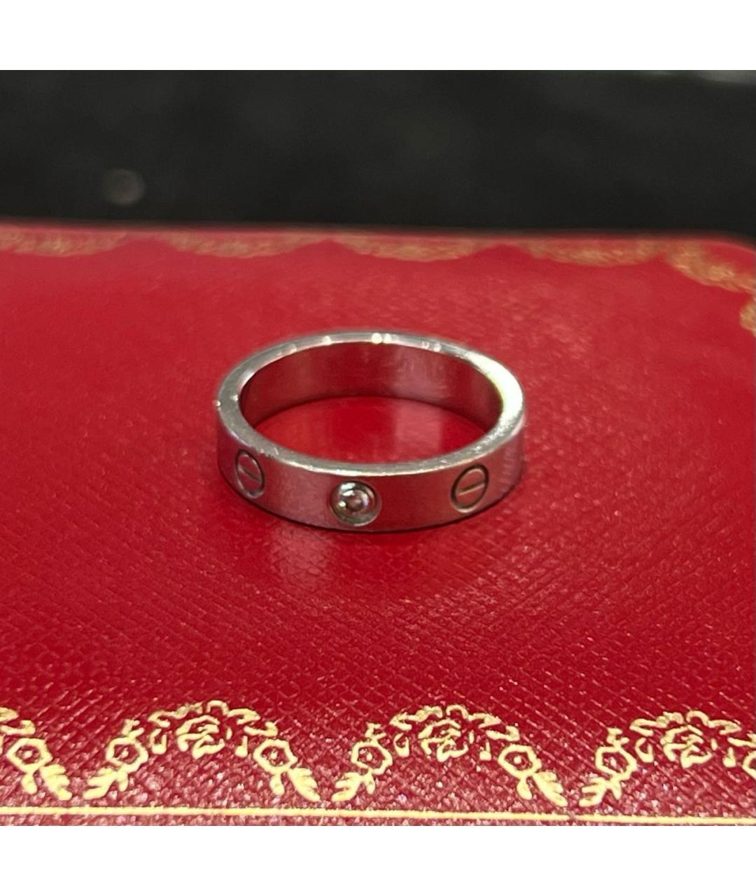 CARTIER Серебряное кольцо из белого золота, фото 4