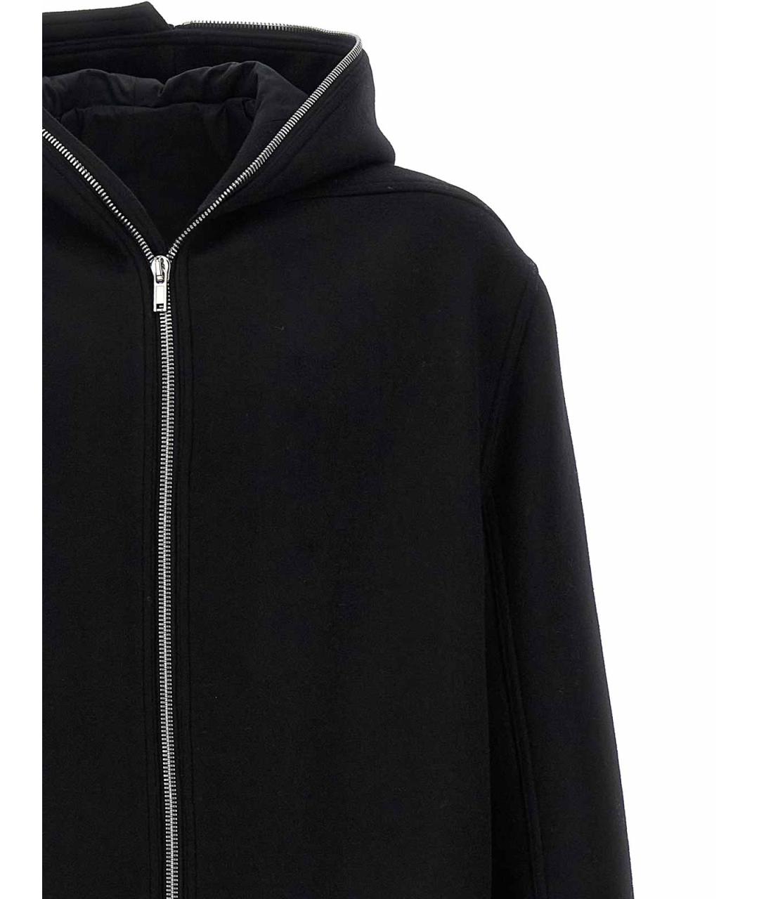 RICK OWENS Черная шерстяная парка, фото 3