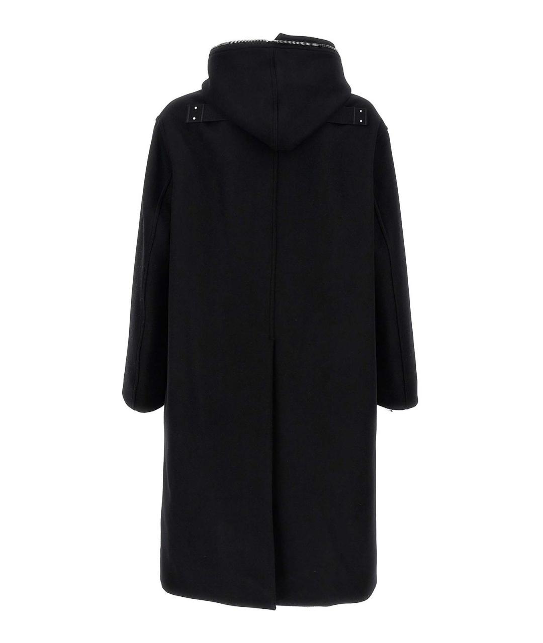 RICK OWENS Черная шерстяная парка, фото 2