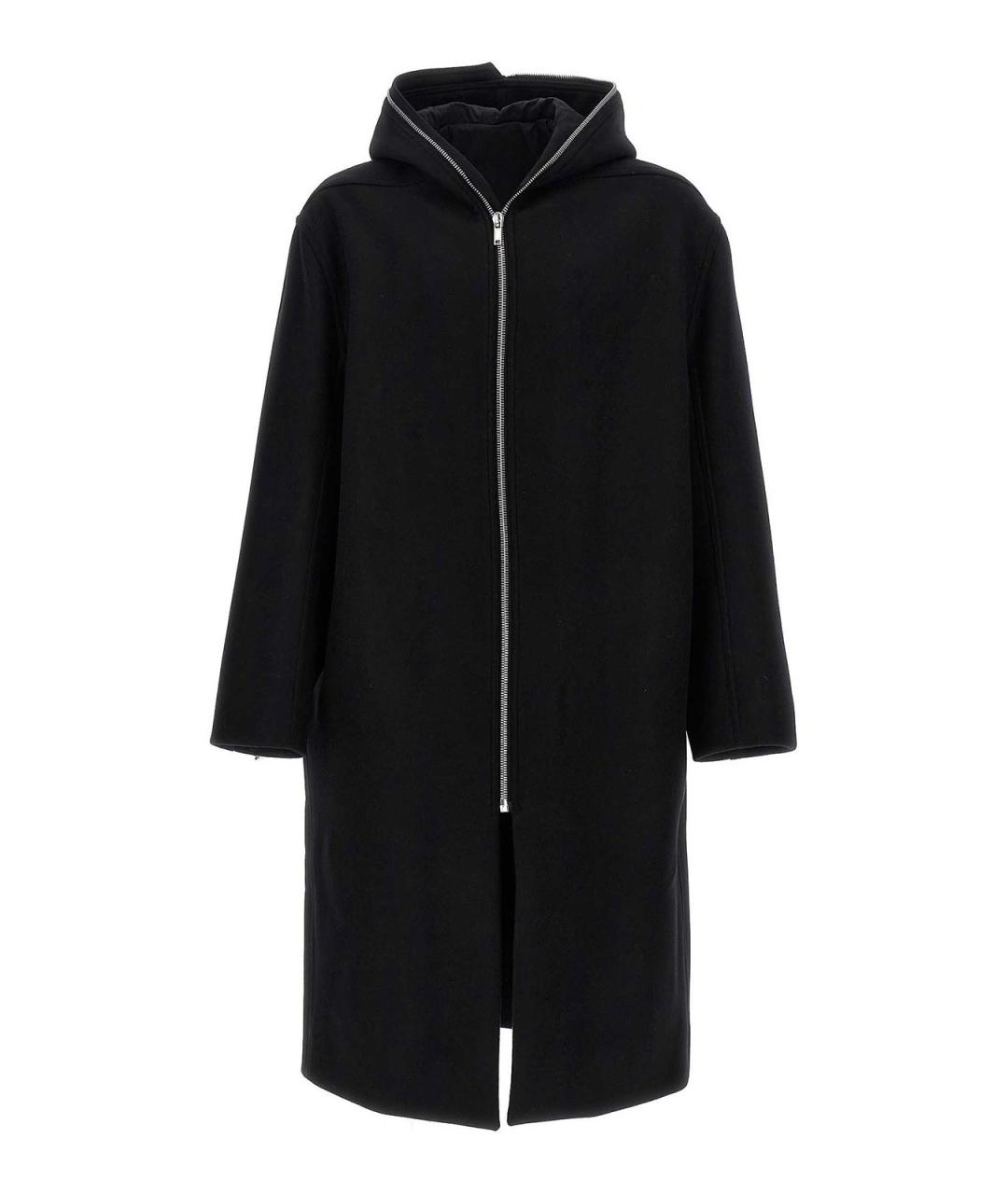 RICK OWENS Черная шерстяная парка, фото 1