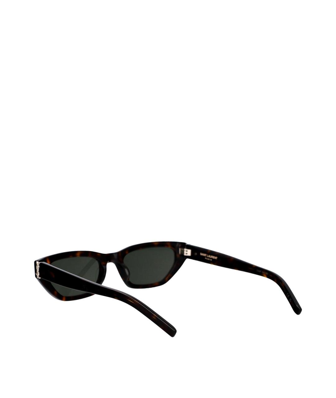 SAINT LAURENT Мульти пластиковые солнцезащитные очки, фото 4