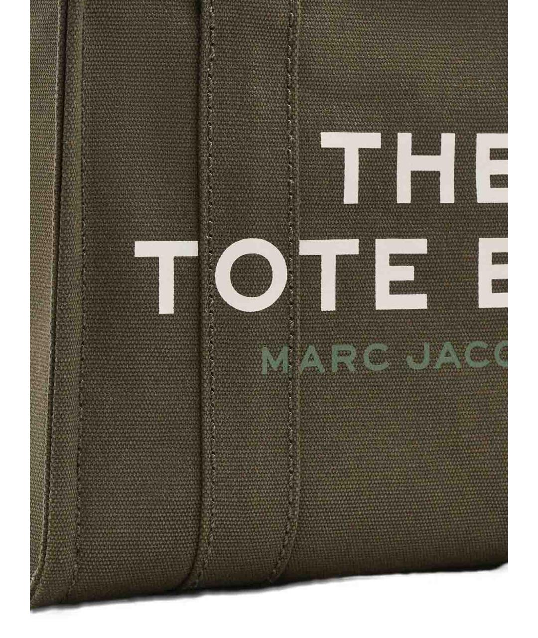 MARC JACOBS Хаки хлопковая сумка тоут, фото 4