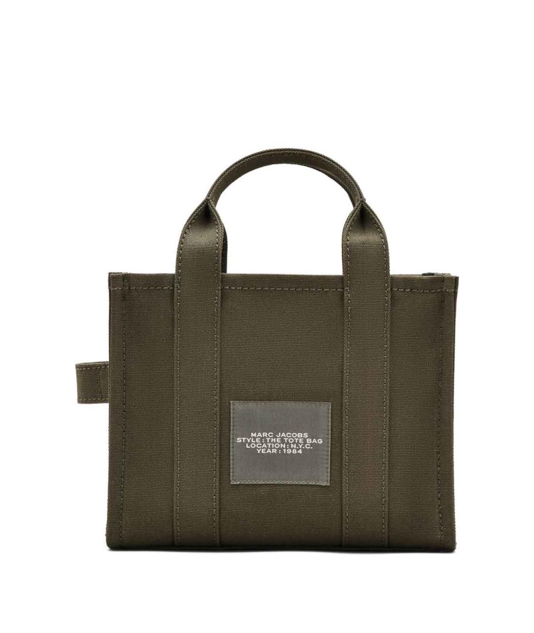 MARC JACOBS Хаки хлопковая сумка тоут, фото 3