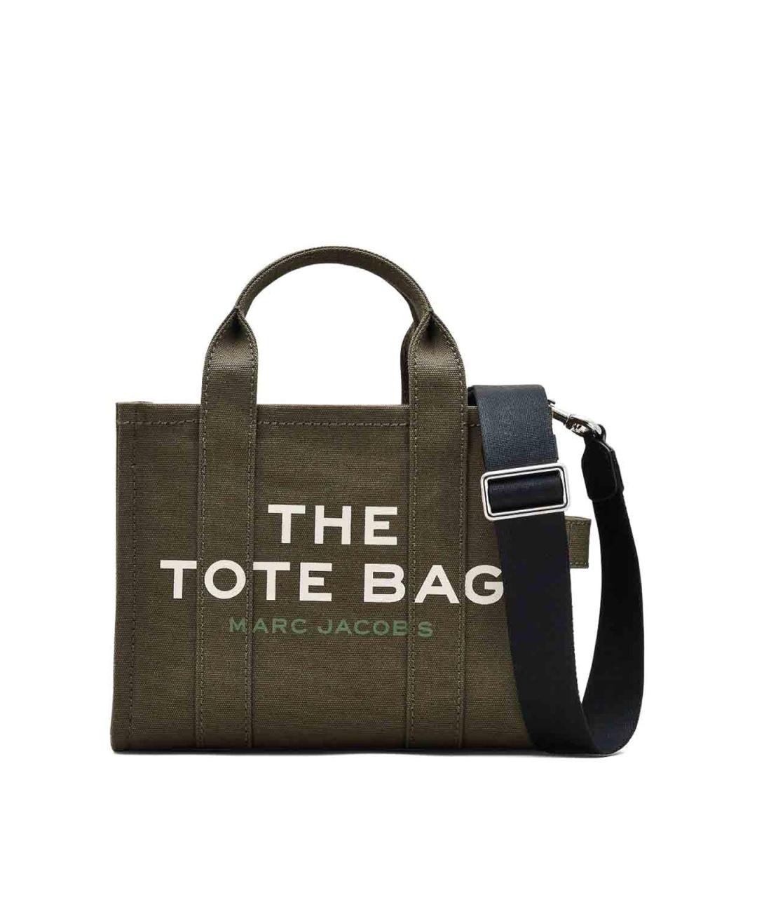 MARC JACOBS Хаки хлопковая сумка тоут, фото 1