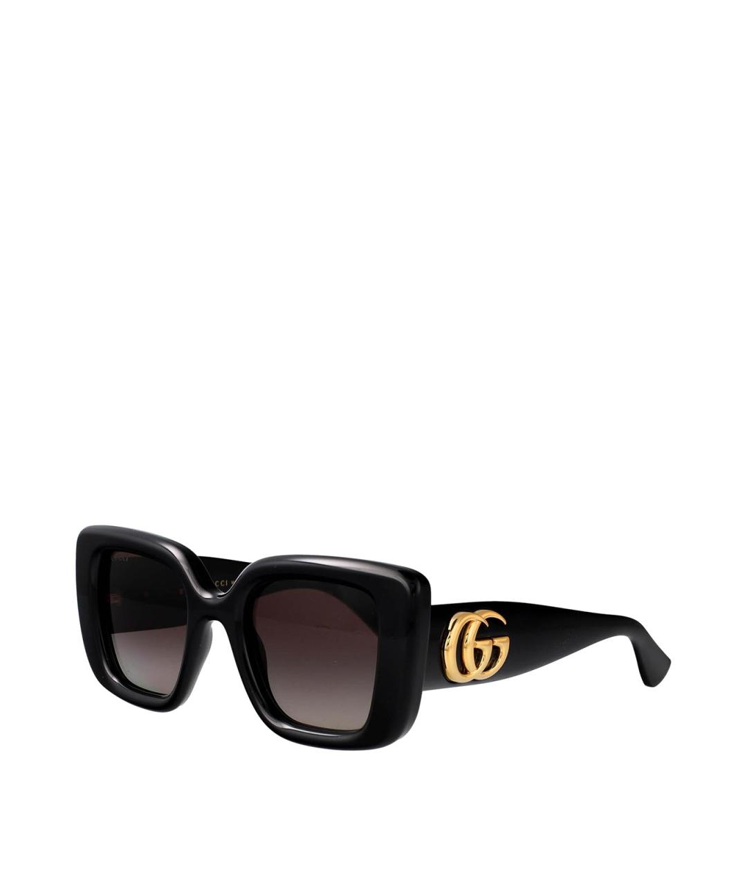 GUCCI Черные пластиковые солнцезащитные очки, фото 2