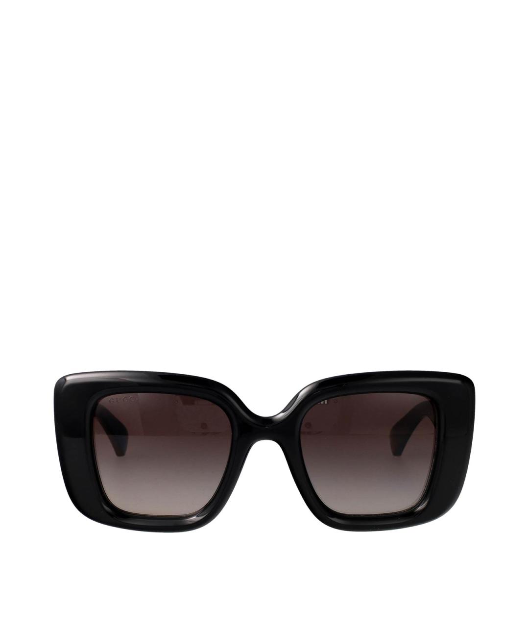 GUCCI Черные пластиковые солнцезащитные очки, фото 1