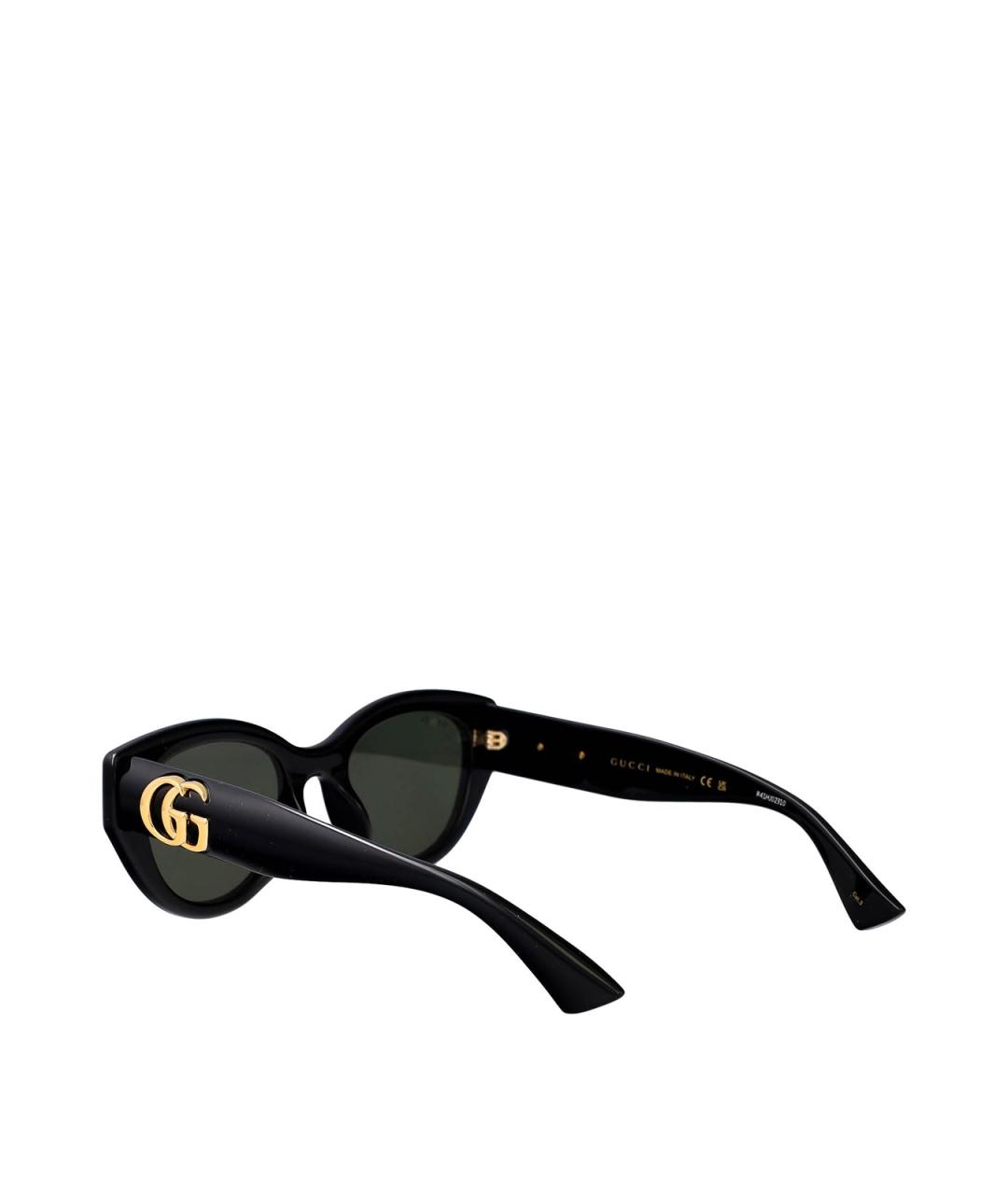 GUCCI Черные пластиковые солнцезащитные очки, фото 4